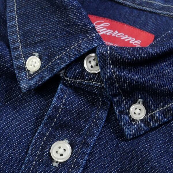 supreme small box shirt light navy Mサイズ