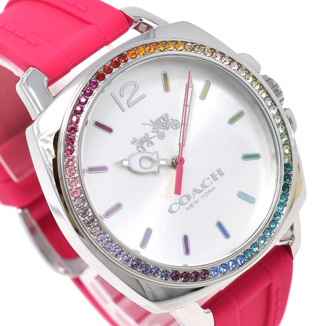 COACH コーチ 14502529 BOYFRIEND ボーイフレンド シルバー レザー レディース