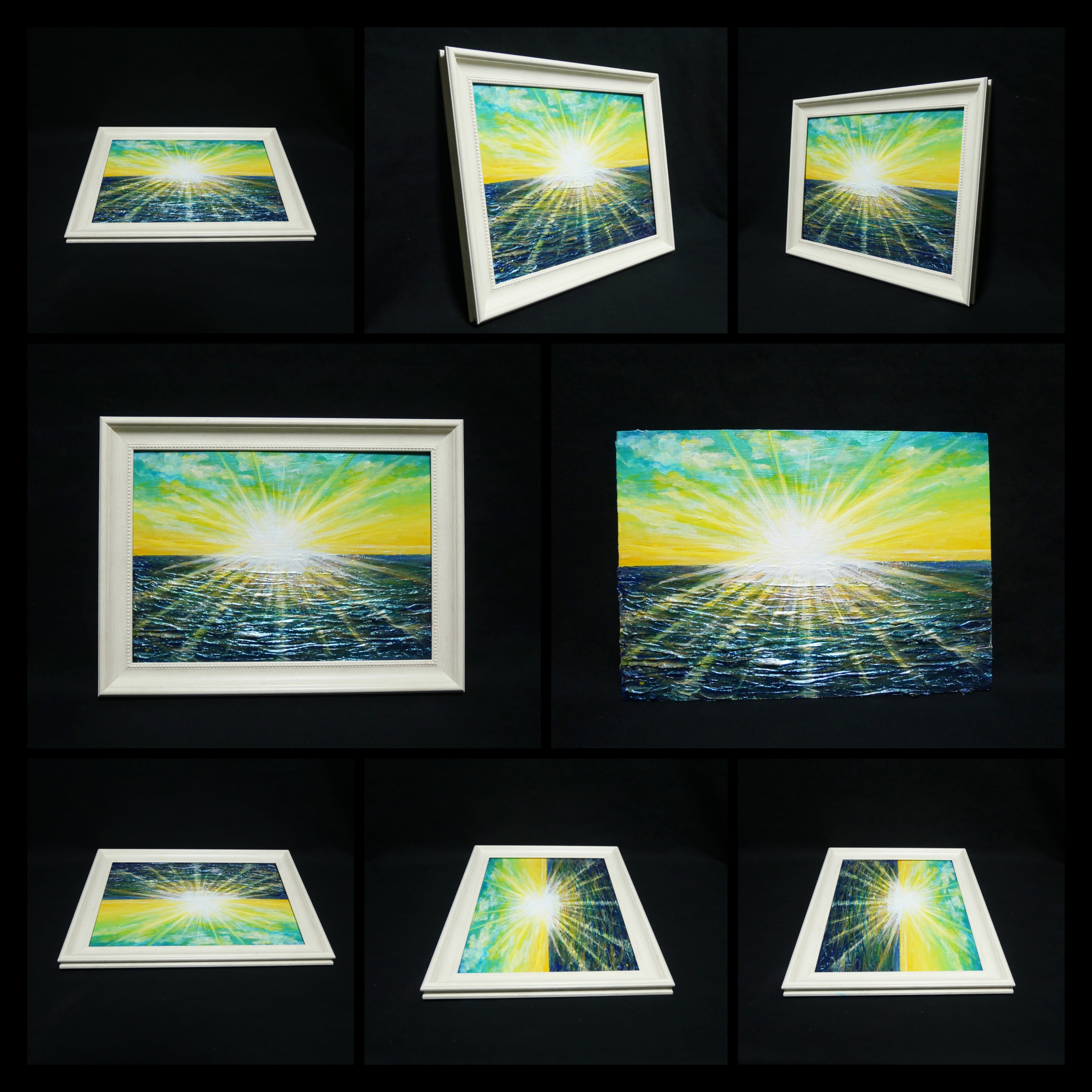 油絵(希望) 油絵 油彩 油彩画 絵 絵画 【希望の朝】 | HIROSHI1990