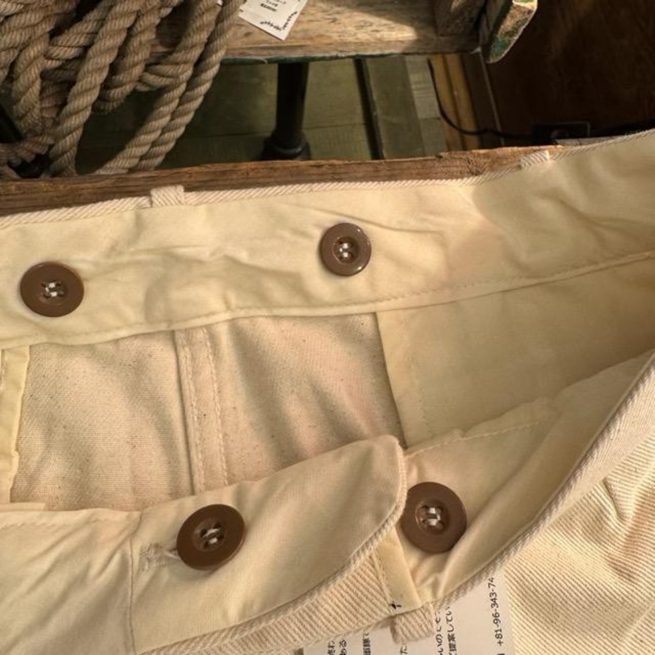 ドイツタイプ NAVY トロピカル グルカパンツ　ナチュラル　ドイツ軍　トロピカルユニホーム　ファッション　メンズ　軍物　ミリタリー　パンツ　サスペンダー