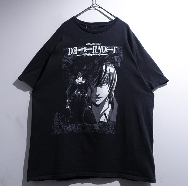 "Death Note" Black Print Design Anime T-Shirt