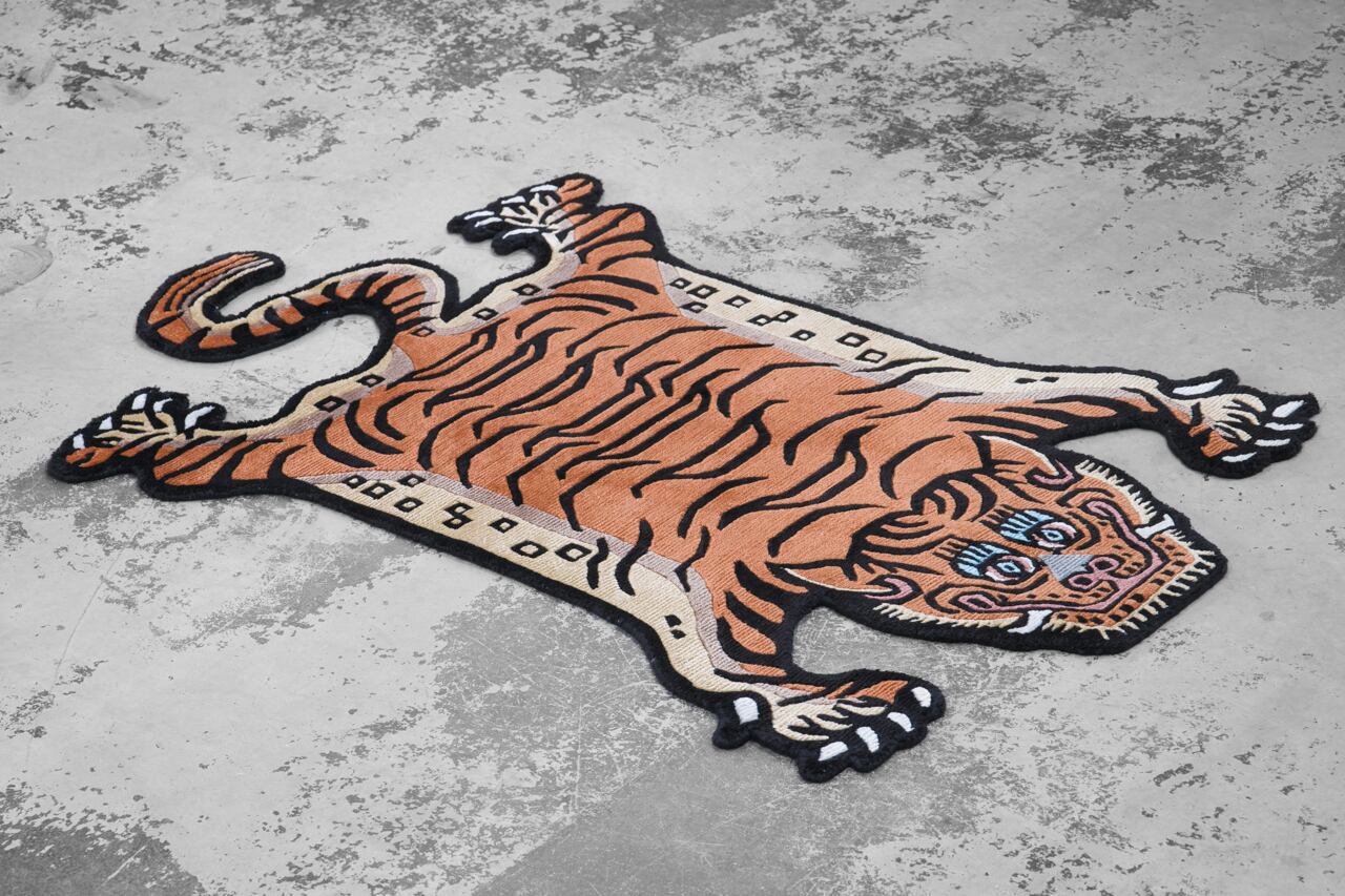 TIBETANTIGER RUG チベタンタイガーラグ Tibetan Tiger Rug チベタンタイガーラグ DTTR-01 Lサイズ
