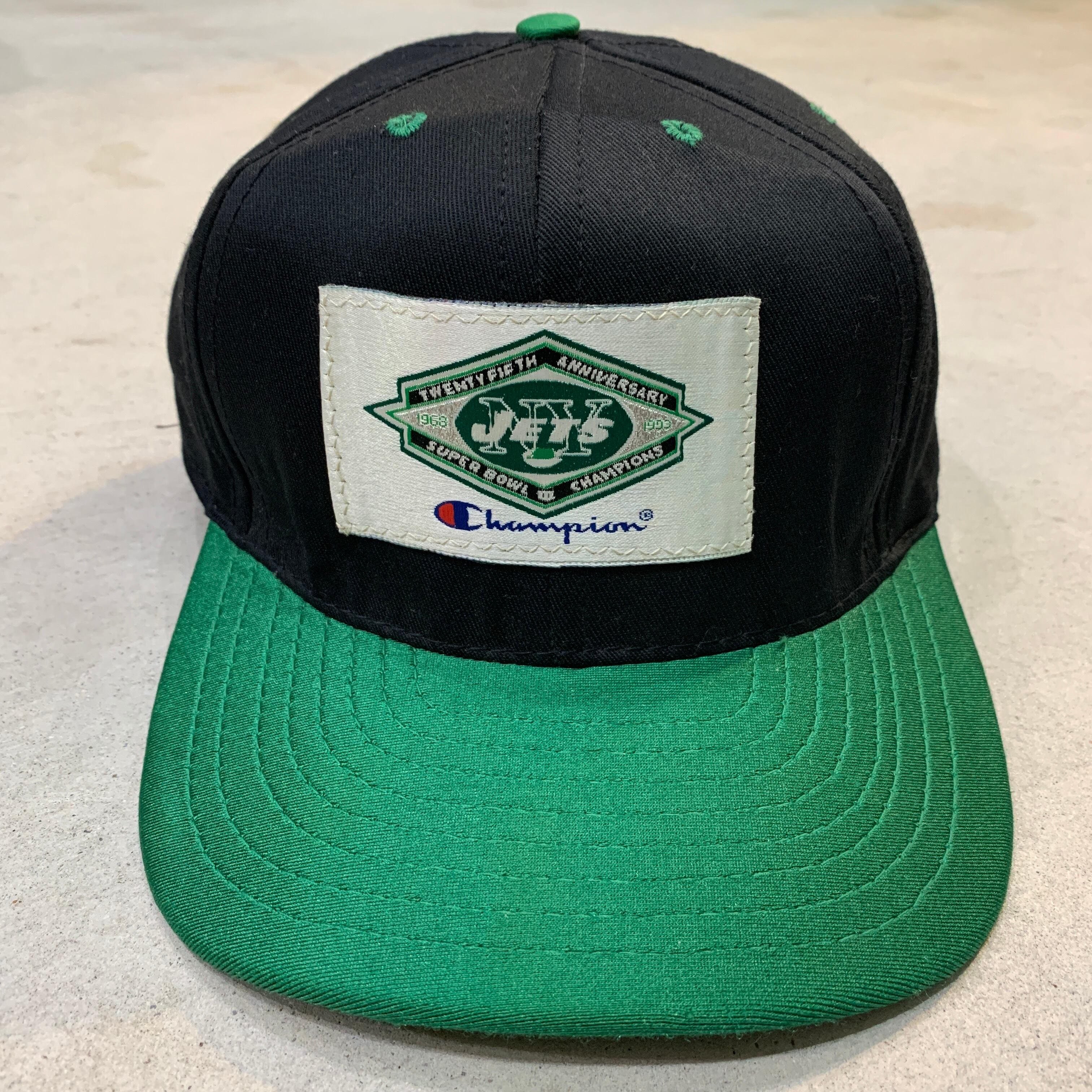 90s USA製 Champion ニューヨークジェッツ キャップ | 古着屋 Uan 