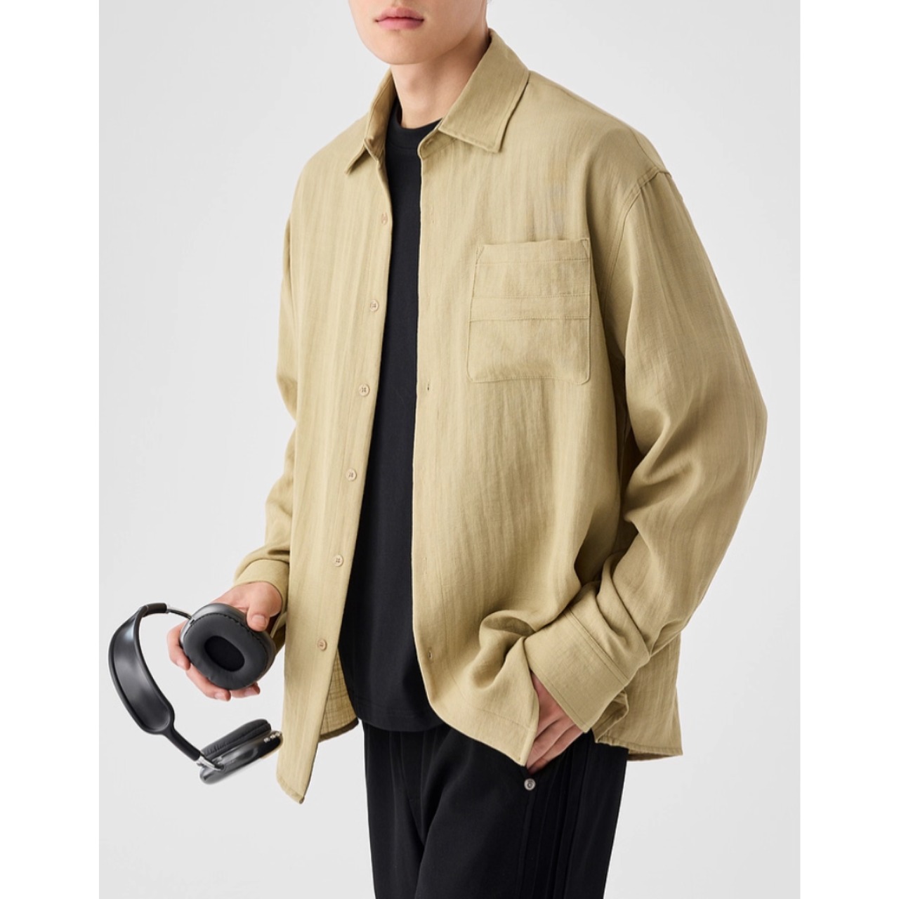 パッチポケット ボタンダウンシャツ af0004