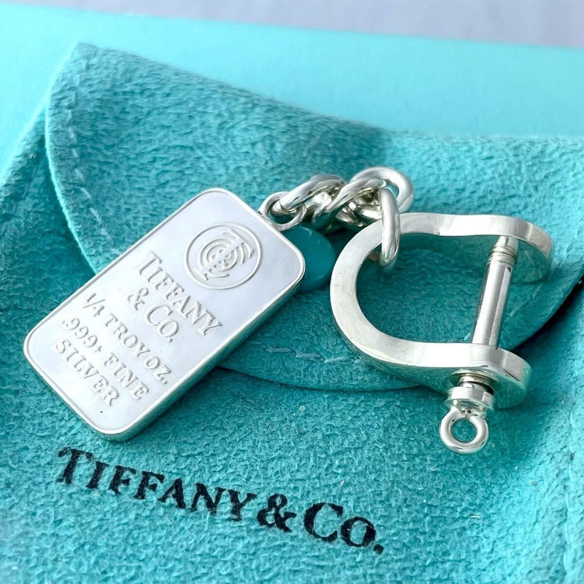 Tiffany&Co ティファニー オープンハート キーリング チャーム 【公式 