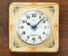 ドイツ製 KIENZLE 陶器フレーム 壁時計 電池式 キンツレー ヴィンテージ 壁掛け時計 アンティーク キッチンクロック ig1134