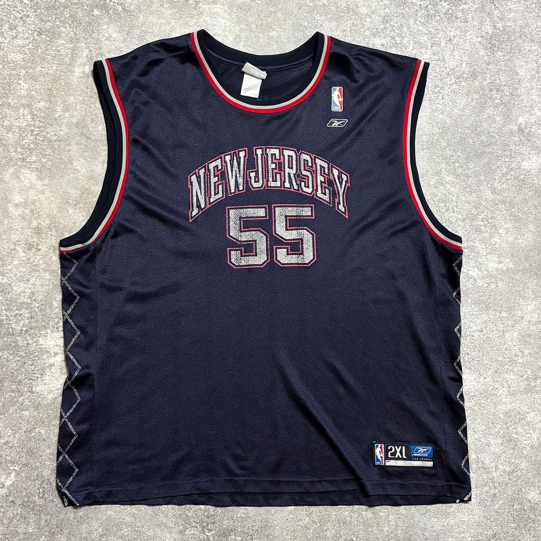 Dikembe Mutombo 【New Jersey Nets】 Game Shirt. Reebok | am3:41
