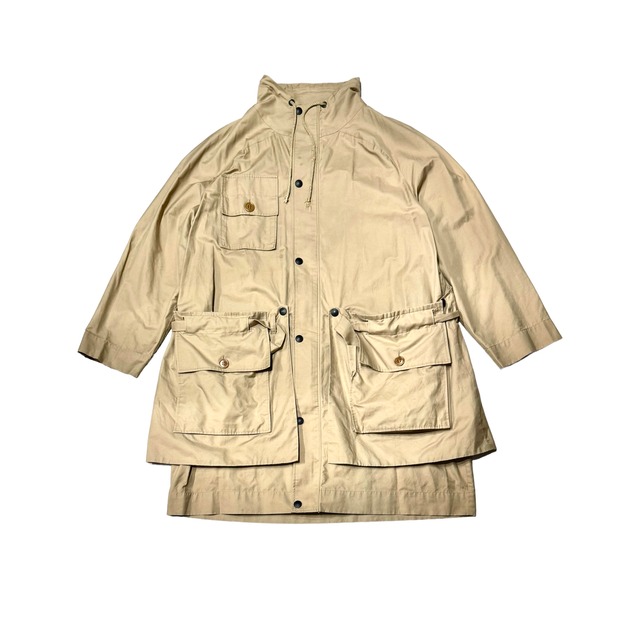 Henrik Vibskov - Stand Collar Layered Coat (size-M) ¥26000+tax 