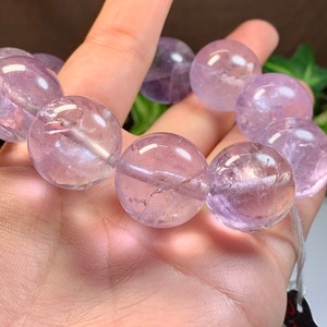 レア☆希少な20mm☆ラベンダーアメジスト・ブレスレット