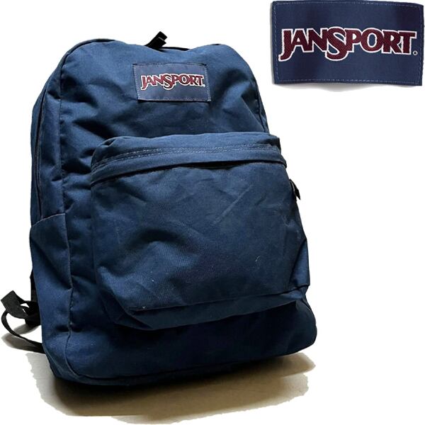 1点物◇ジャンスポーツJS紺リュックサック中古バックパック古着メンズ