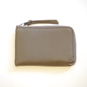 E R A. BUBBLE CALF ZIPPED CARD CASE