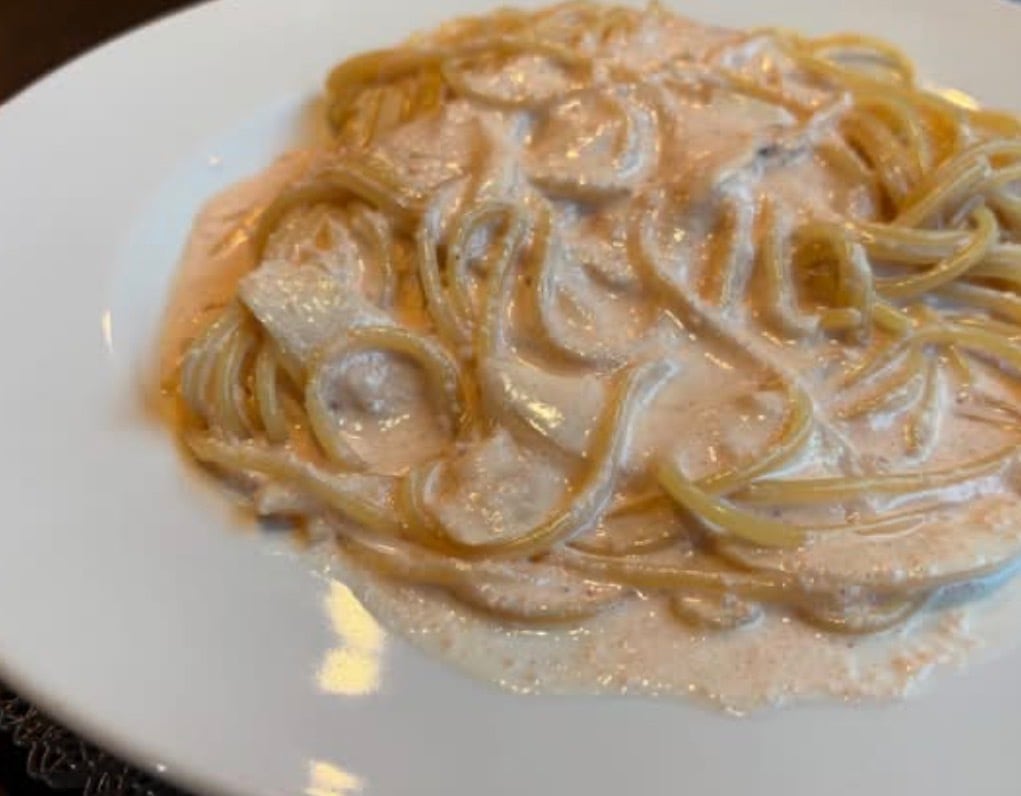 たらこのクリームパスタ