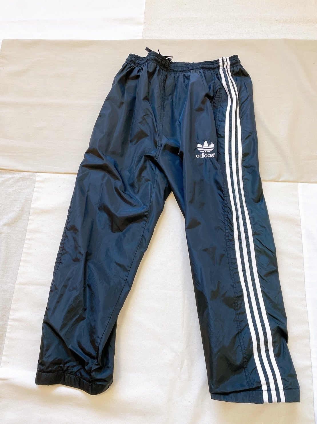 90's VINTAGE adidas サイドスナップ ナイロンパンツ