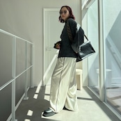 スキッパーオーバーKnit/チャコール