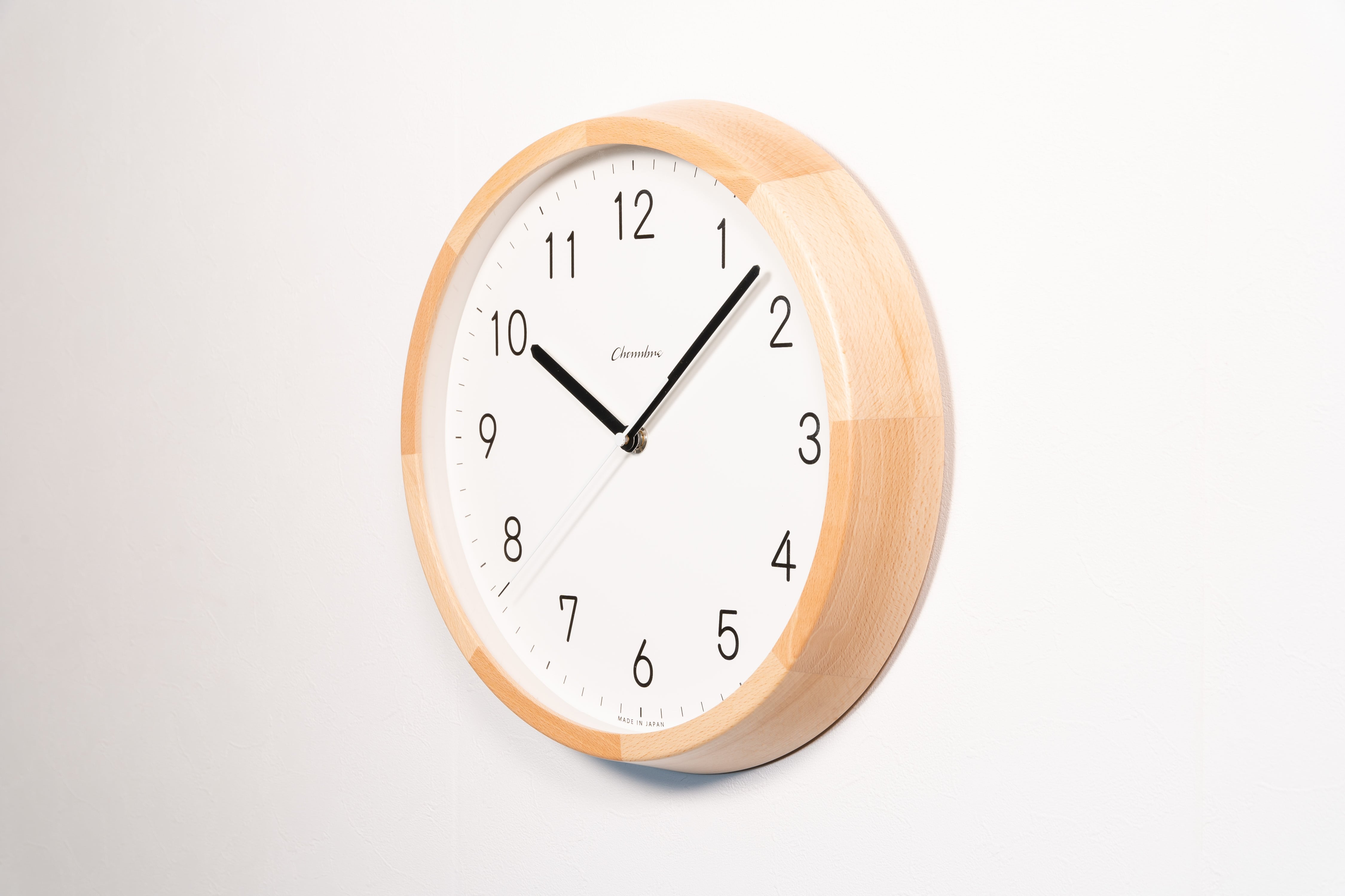 電波時計 BRUNCH CLOCK【NATURAL MILK】 | シャンブル【CHAMBRE】by