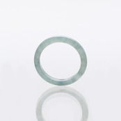 【10号】今季大人気！細め翡翠くり抜き甲丸リングA貨翡翠  jd_rg1944