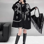 Reversible Knit Cardigan – Niche Design, Loose Mid-Long Knit Outerwear (ME255)