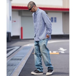 Stripe casual button shirt 1346