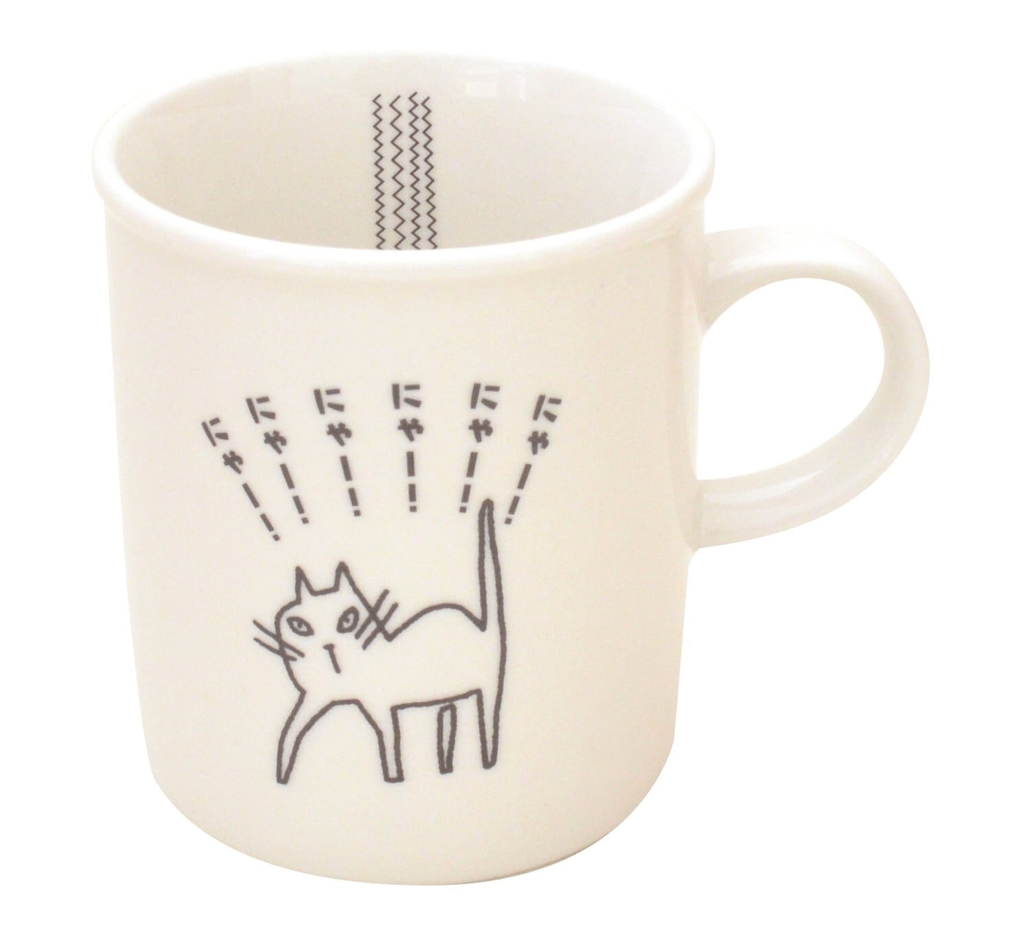 マグカップ｜にゃーにゃーにゃーマグ  美濃焼 猫 ねこ ネコ 猫雑貨 猫グッズ かわいい プレゼント 贈り物 おうち時間 おうちカフェ