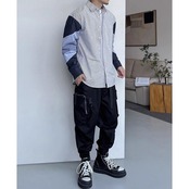 オーバーサイドポケットパンツ A30277