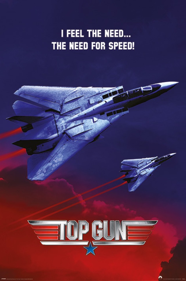 トップガン TOP GUN  輸入ポスター　61cm x 91.5cm POSP34631