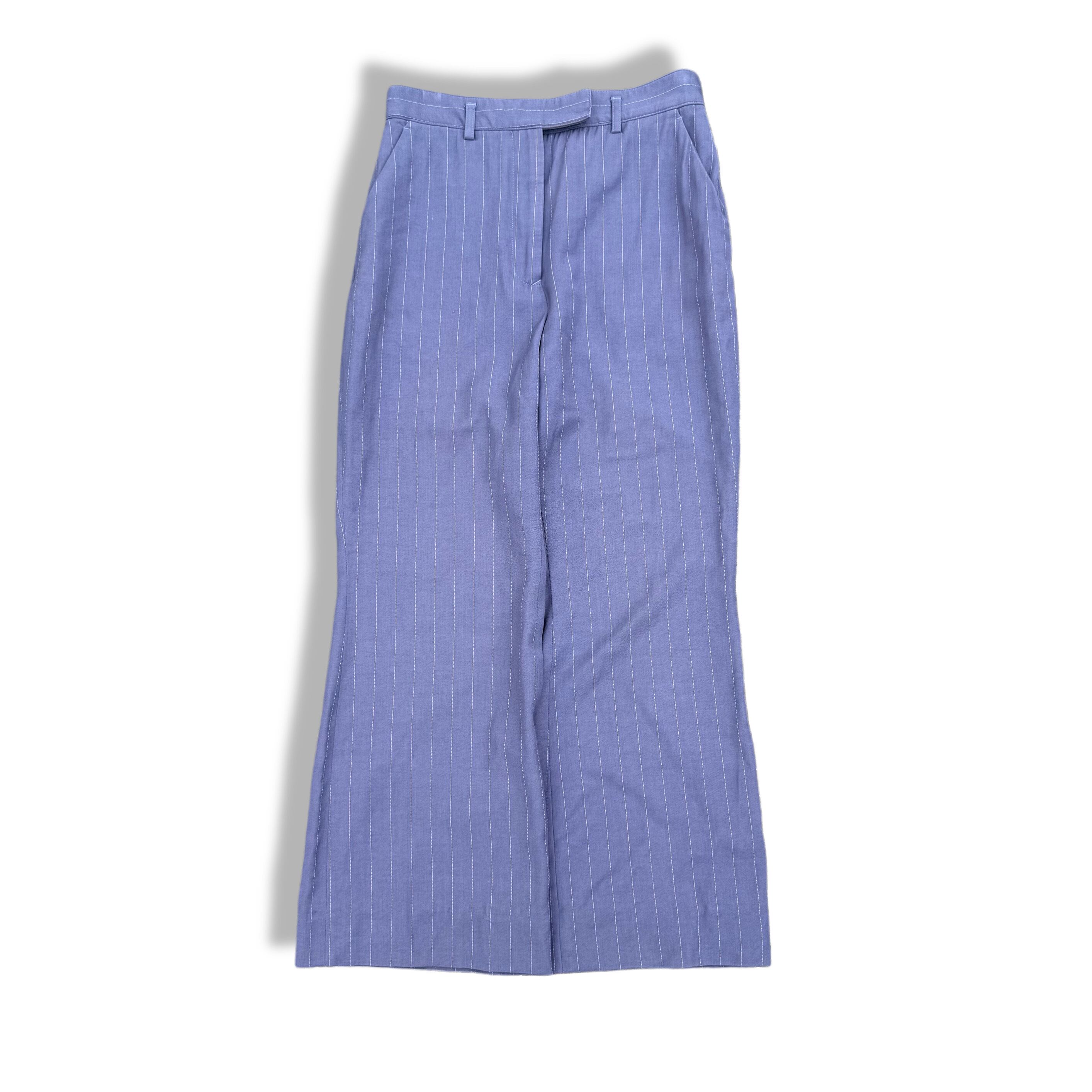 Acen Studios】Stripe Rayon Slacks | mdr2026.store