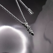 DRAGON CLAW with HEART #1 I.D. TAG NECKLACE / ドラゴンクロウ ウィズ ハート #1 I.D. タグ ネックレス