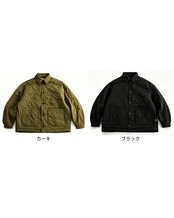 キルティングパッチポケットボタンフロントジャケット　S0700