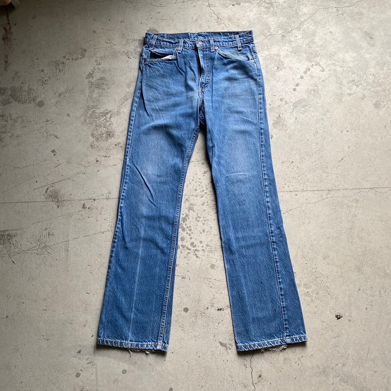 USA製 LEVI’S リーバイス 517 ブーツカット ダメージデニム