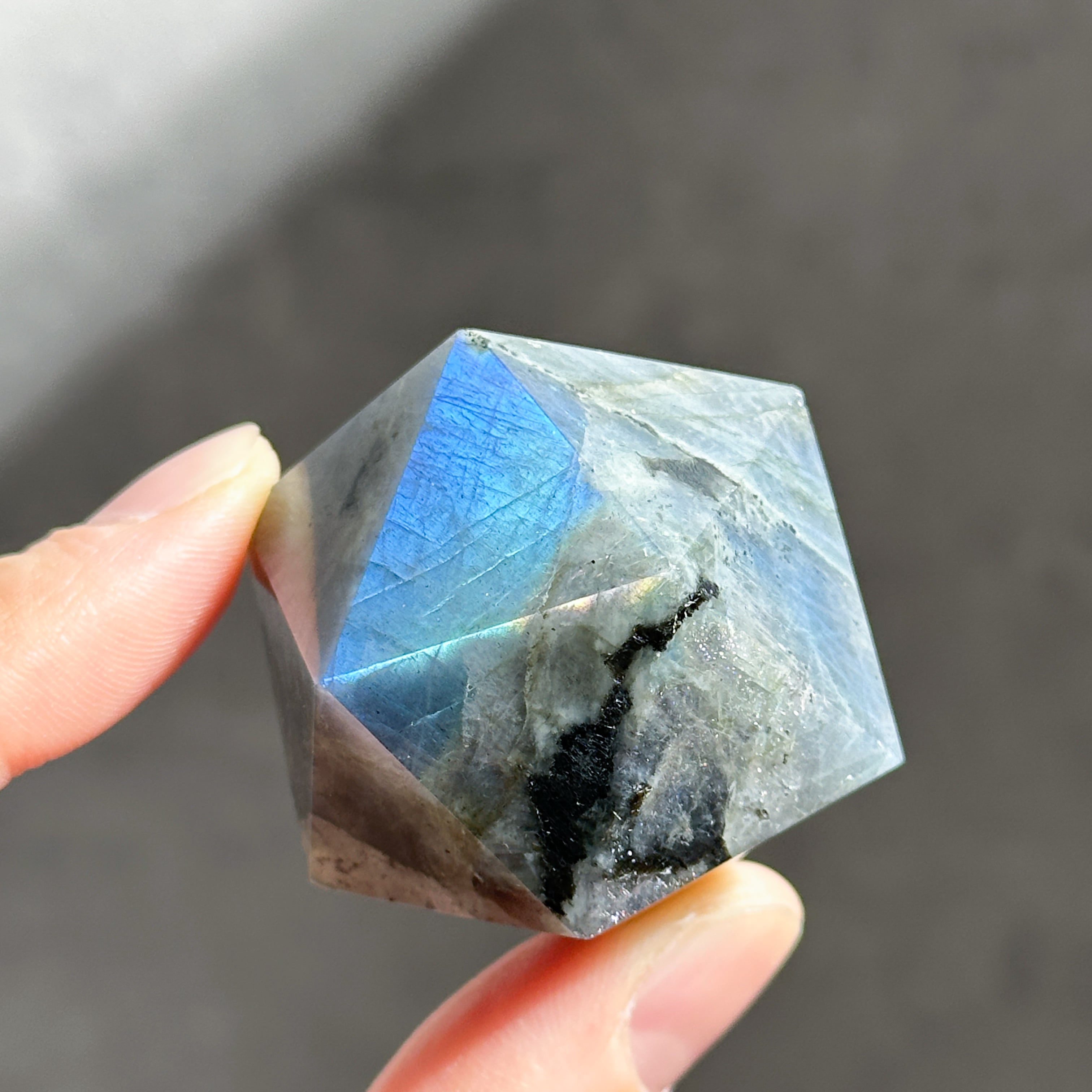 ラブラドライト 正二十面体 03◇ Labradorite ◇天然石・鉱物