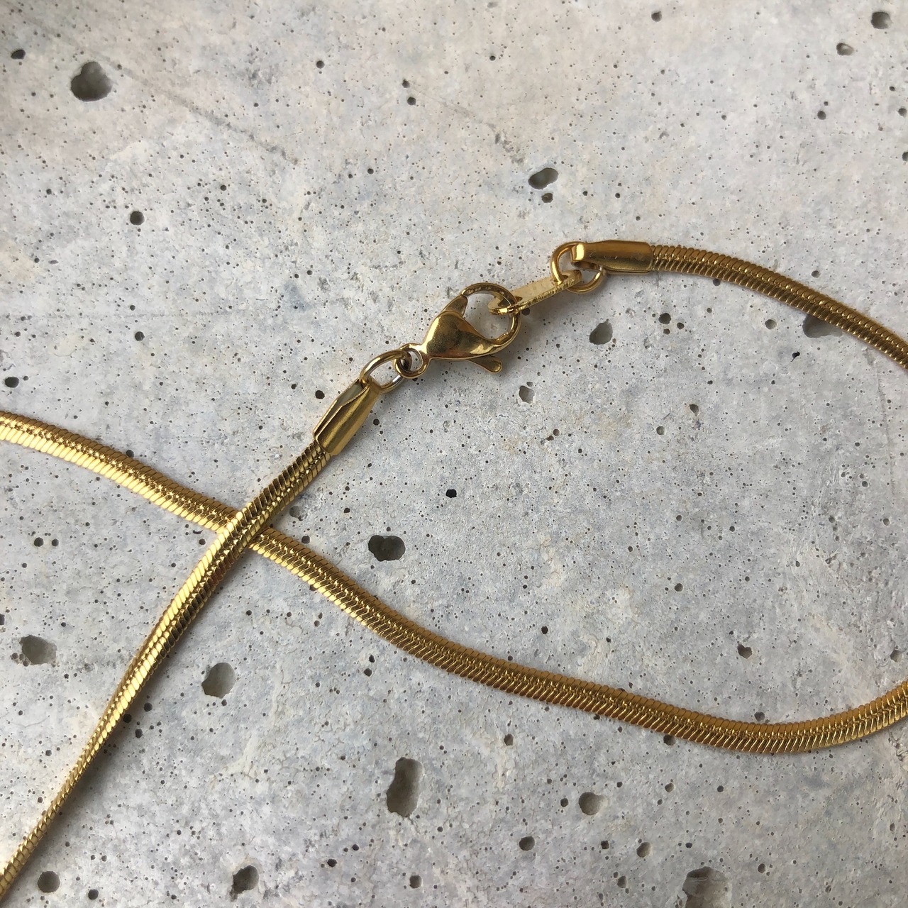 スネークチェーンネックレス［GSN015］