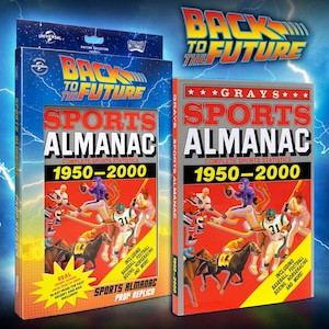 【 Back to the Future / バック・トゥ・ザ・フューチャー 】 スポーツ年鑑 1/1スケール レプリカ  〚アメリカン雑貨 アメトイ〛