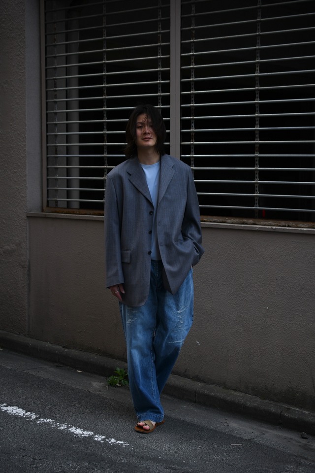 BISOWN / PIMA MOKLODI BASQUE TEE (SMOOKE BLUE)