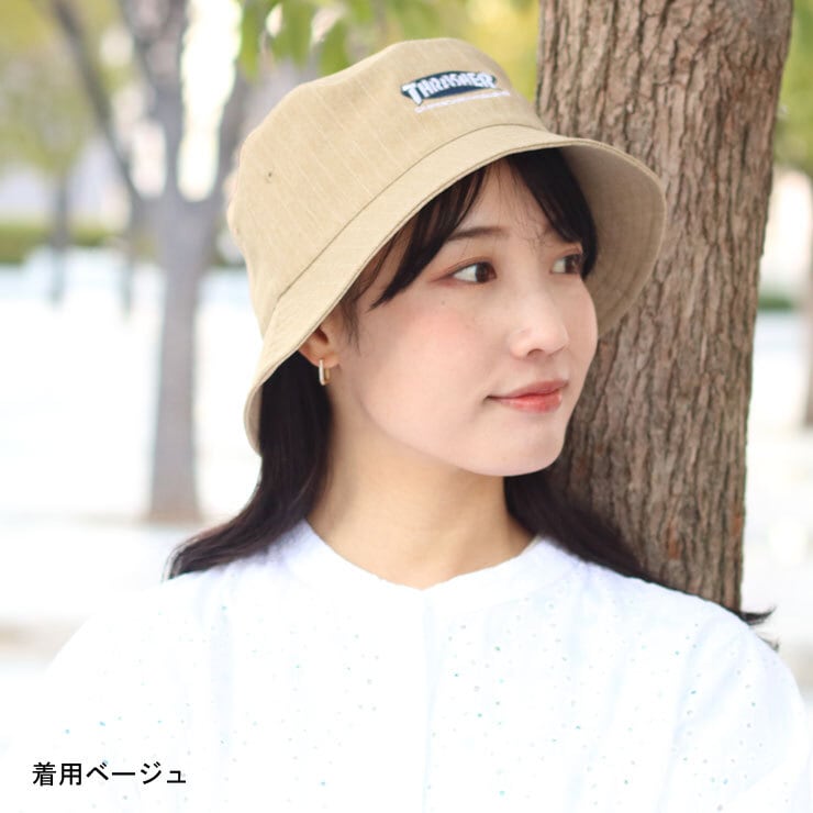 バケットハット メンズ ブランド THRASHER OVAL MAG BUCKET HAT
