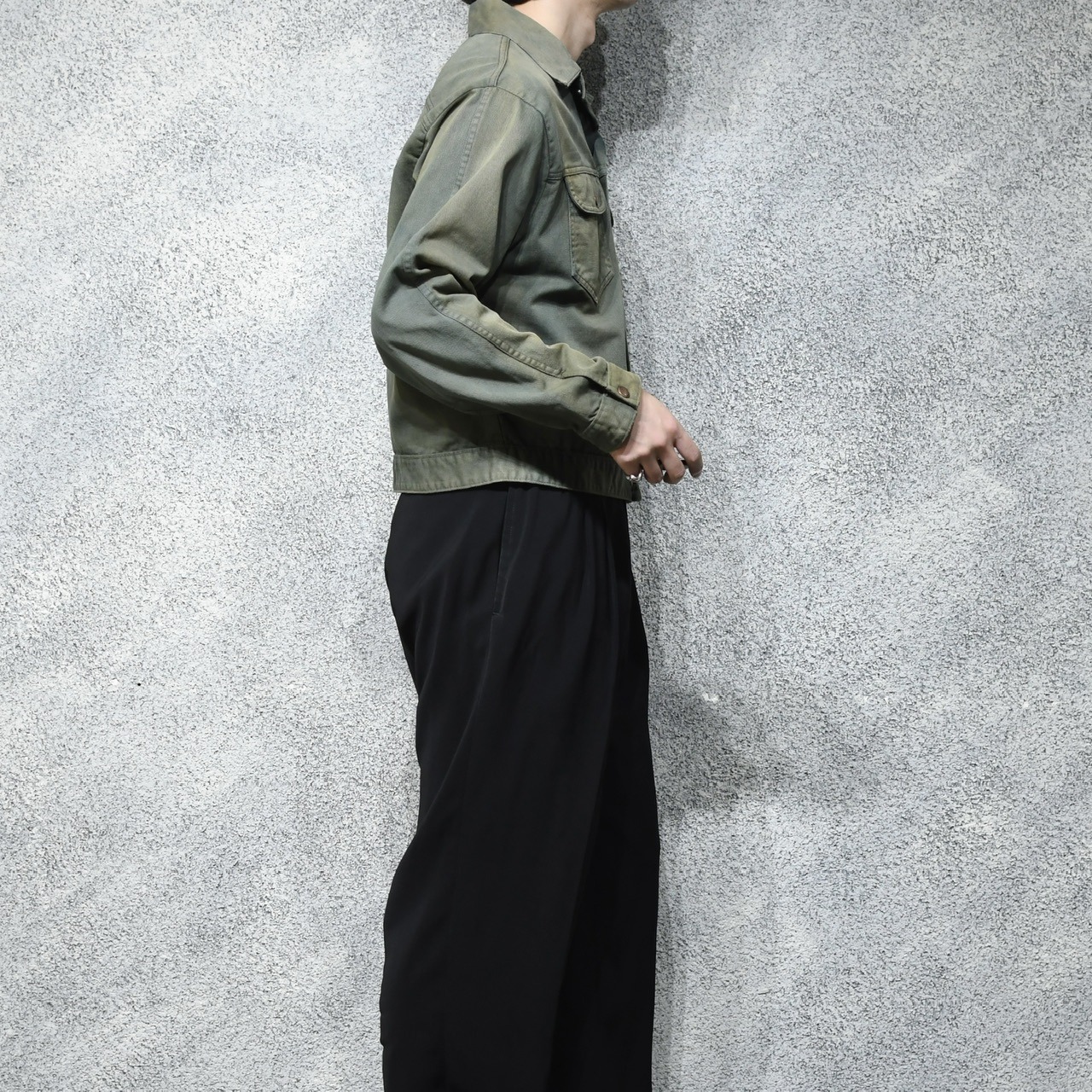 dye & bleach 70's tracker jacket