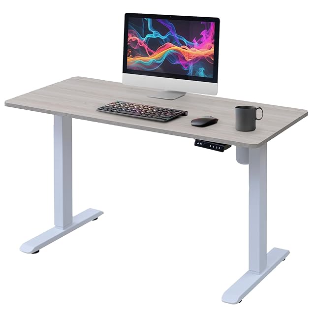 Sunon 電動昇降デスク（幅120cmX奥行60cm） 8分で組み立て 昇降式