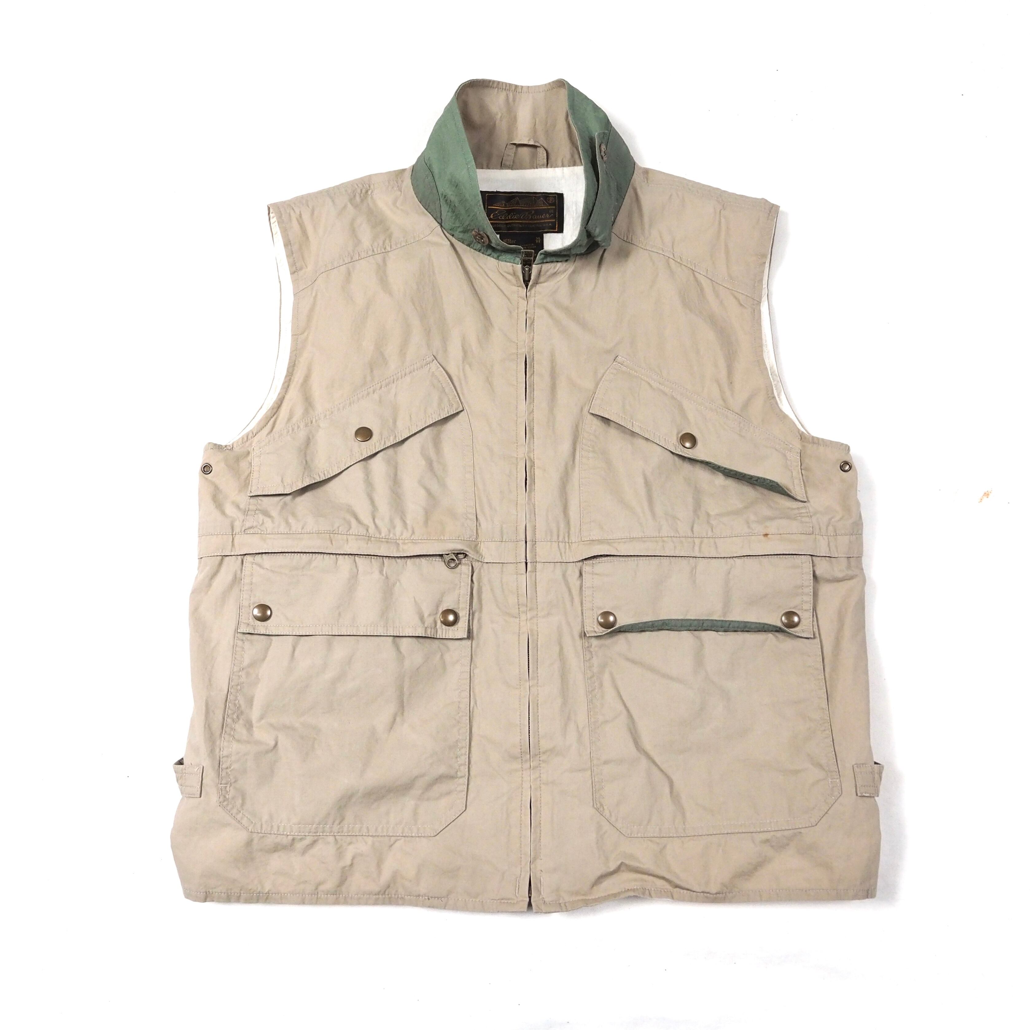 Eddie Bauer multi pocket safari vest M