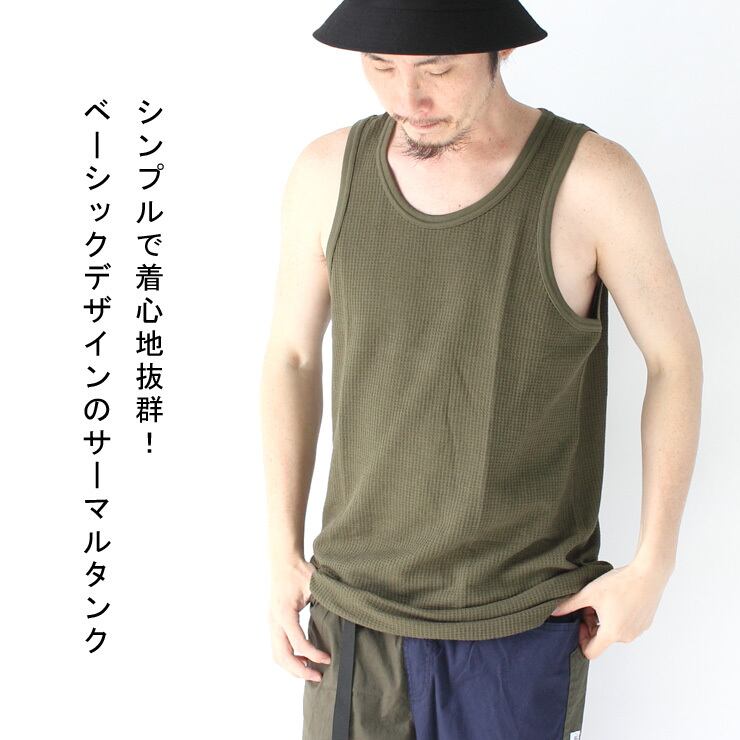 サーマル タンクトップ メンズ JEMORGAN ジェーイーモーガン jc73522