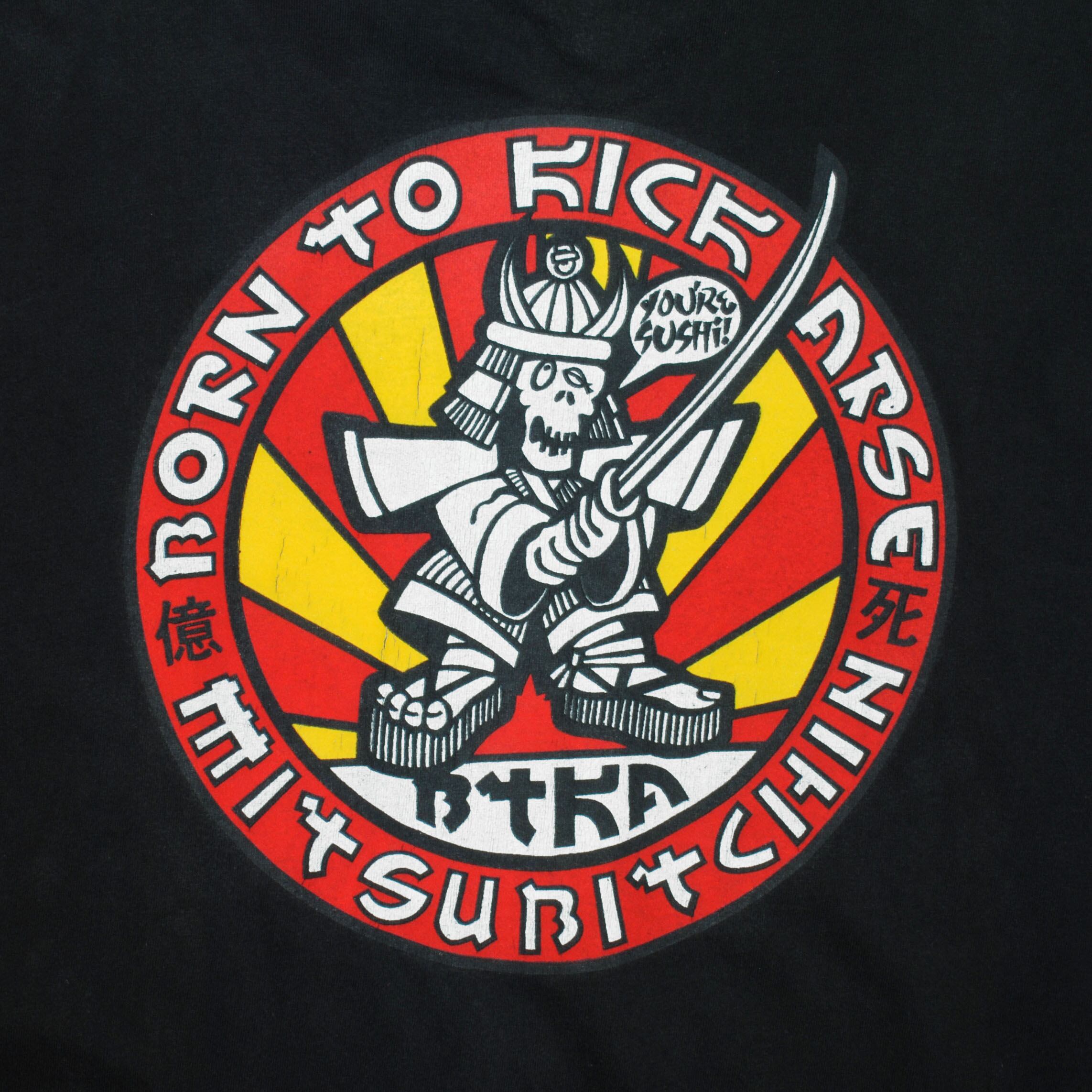 Born To Kick Arse』 90s UK vintage L/S T-shirt | excube.e_shop