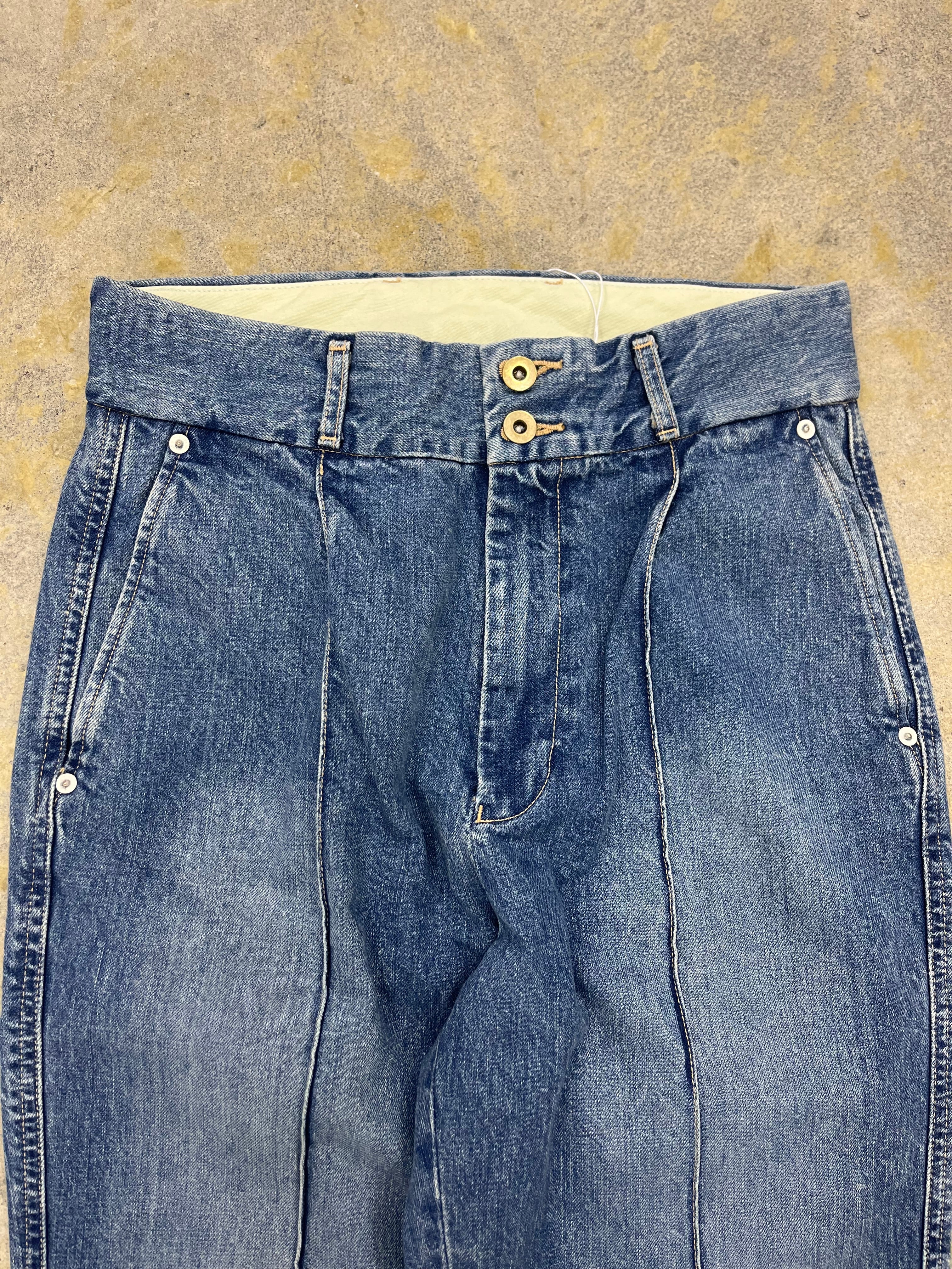 未使用★ TTT MSW  Organic Cotton Denim PantsサイズXL