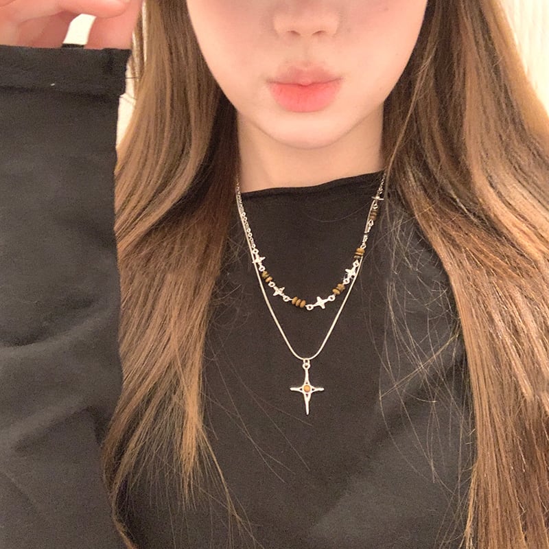 中国 石 彫刻 虎目石ネックレス 0304113620_65e533a4cb38a.jpg