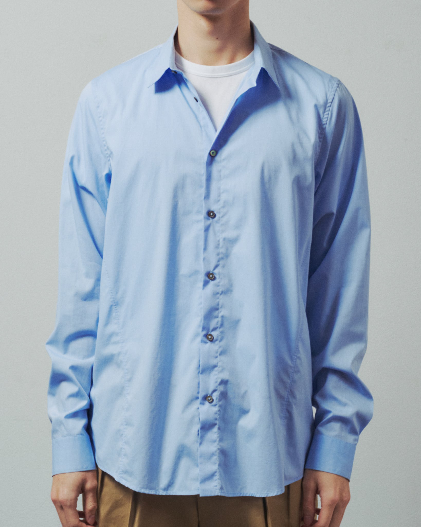 極美品】JIL SANDER special cotton shirt made in ITARY mint
