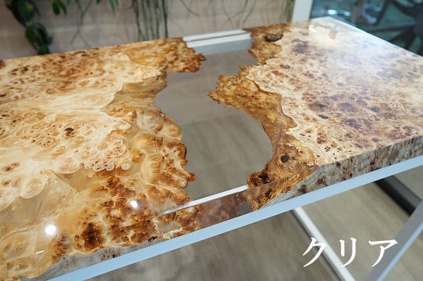 メープルレジンテーブル【セミオーダー】 | RESIN SPACE