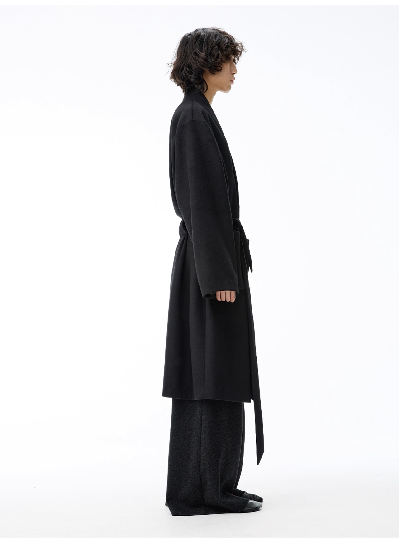JCAESAR STUDIO Wool Wrap Robe Coat