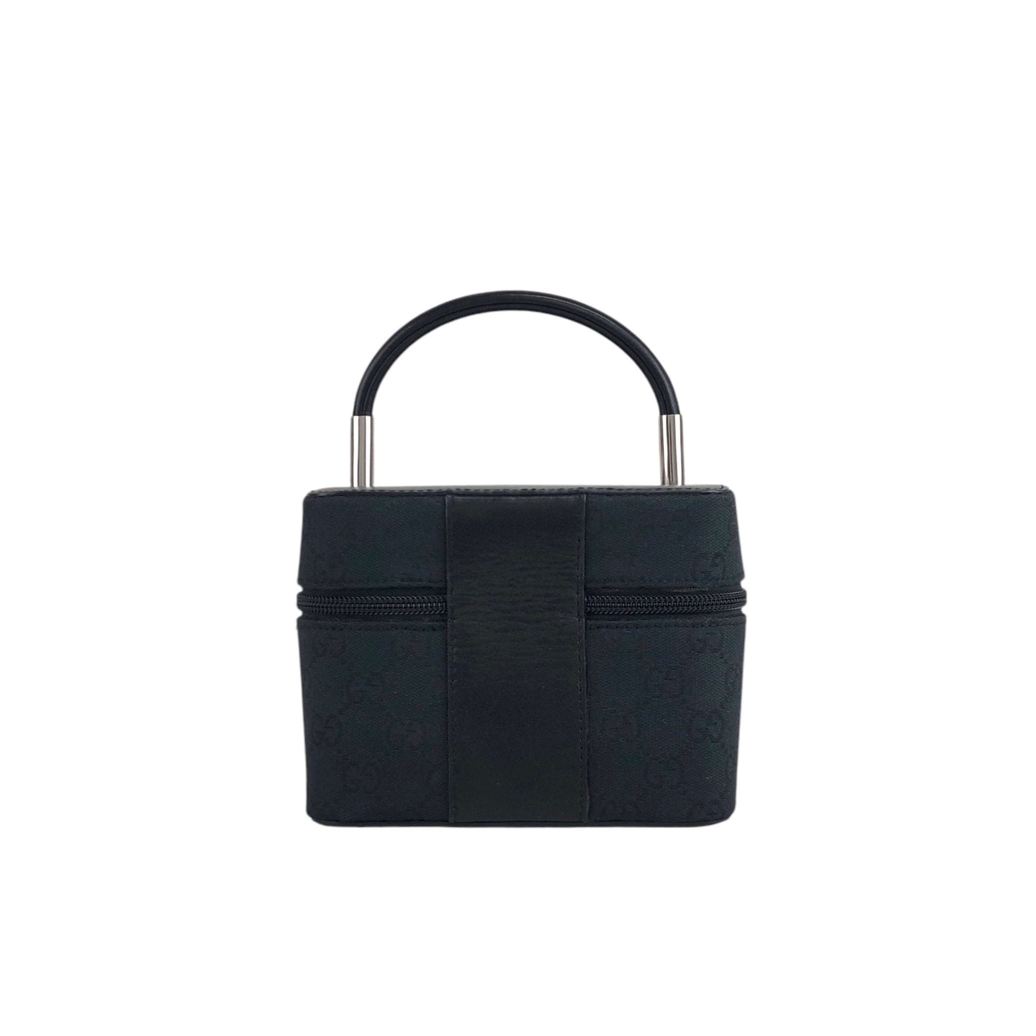 GUCCI グッチ ハンドバッグ ブラック GGキャンバス キャンバス GUCCI グッチ ハンドバッグ ブラック GGキャンバス キャンバス