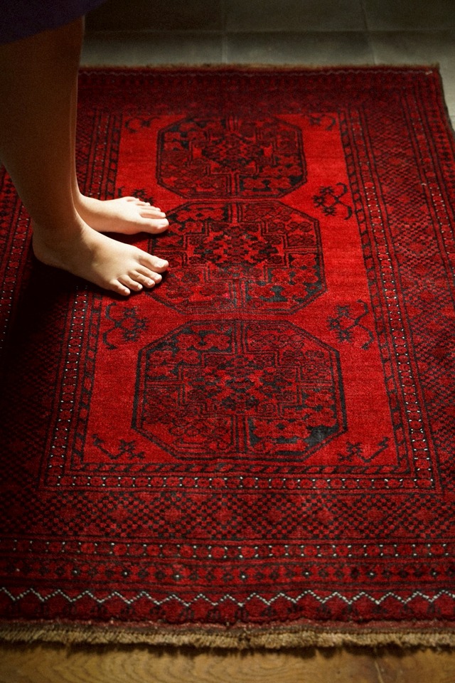 1800-Vintage Turkmen rug