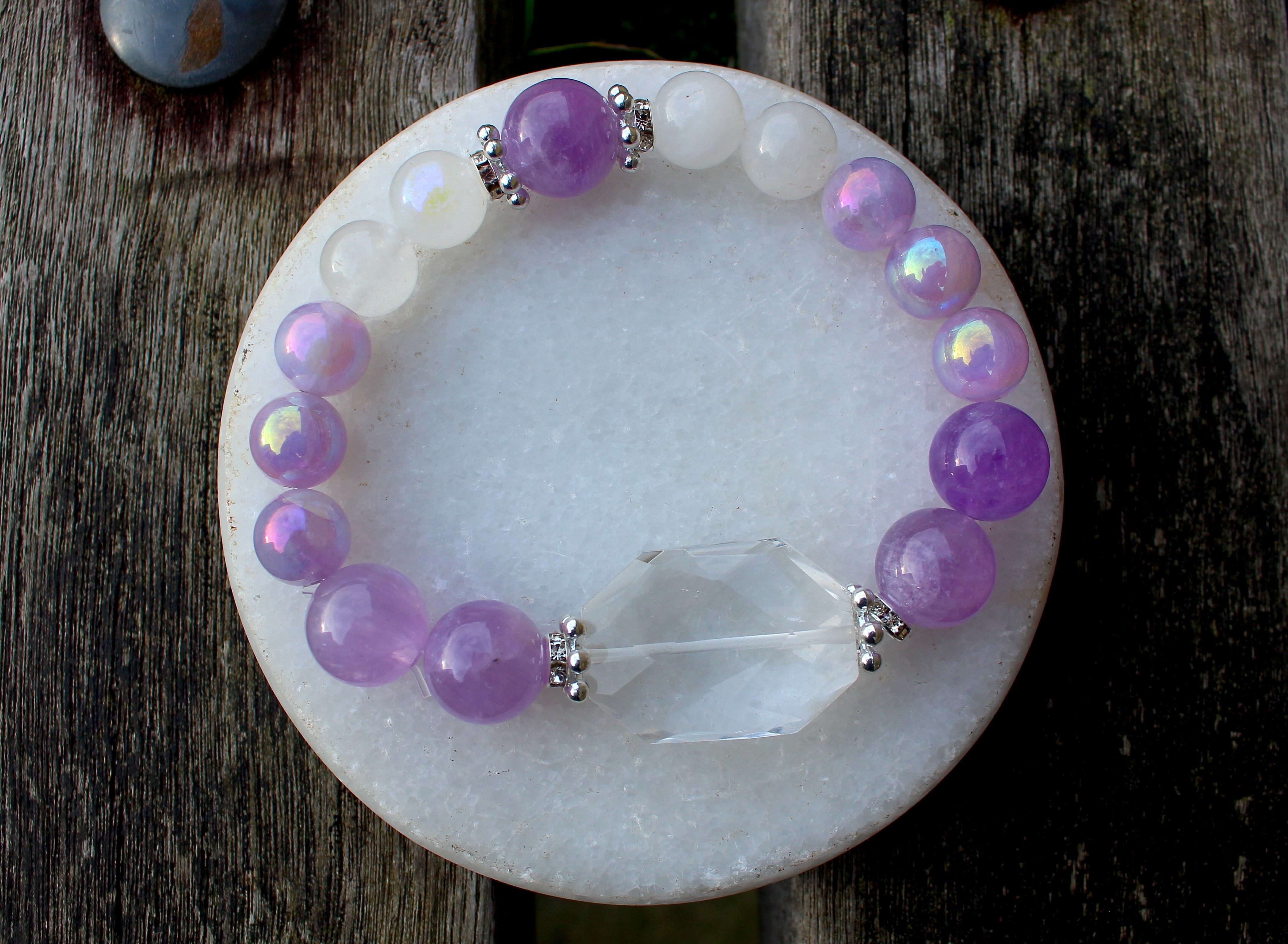 チタニウムレインボーオーラファントムクォーツ 生命エネルギーが循環