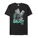 マーベル Tシャツ Marvel Guardians of the Galaxy Vol. 2 Groot Mix Tape Black