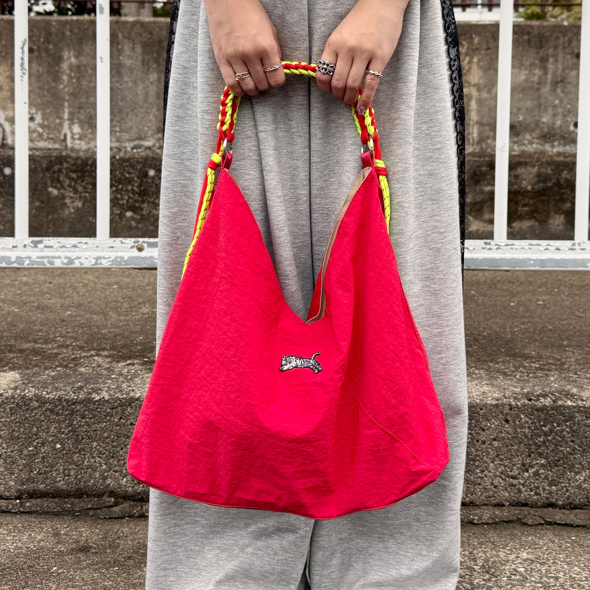 トルトアーゴ　3way フリル　バッグ　ポシェット　ショルダー　赤 CATEGORY 3way frill pochette | tortoago