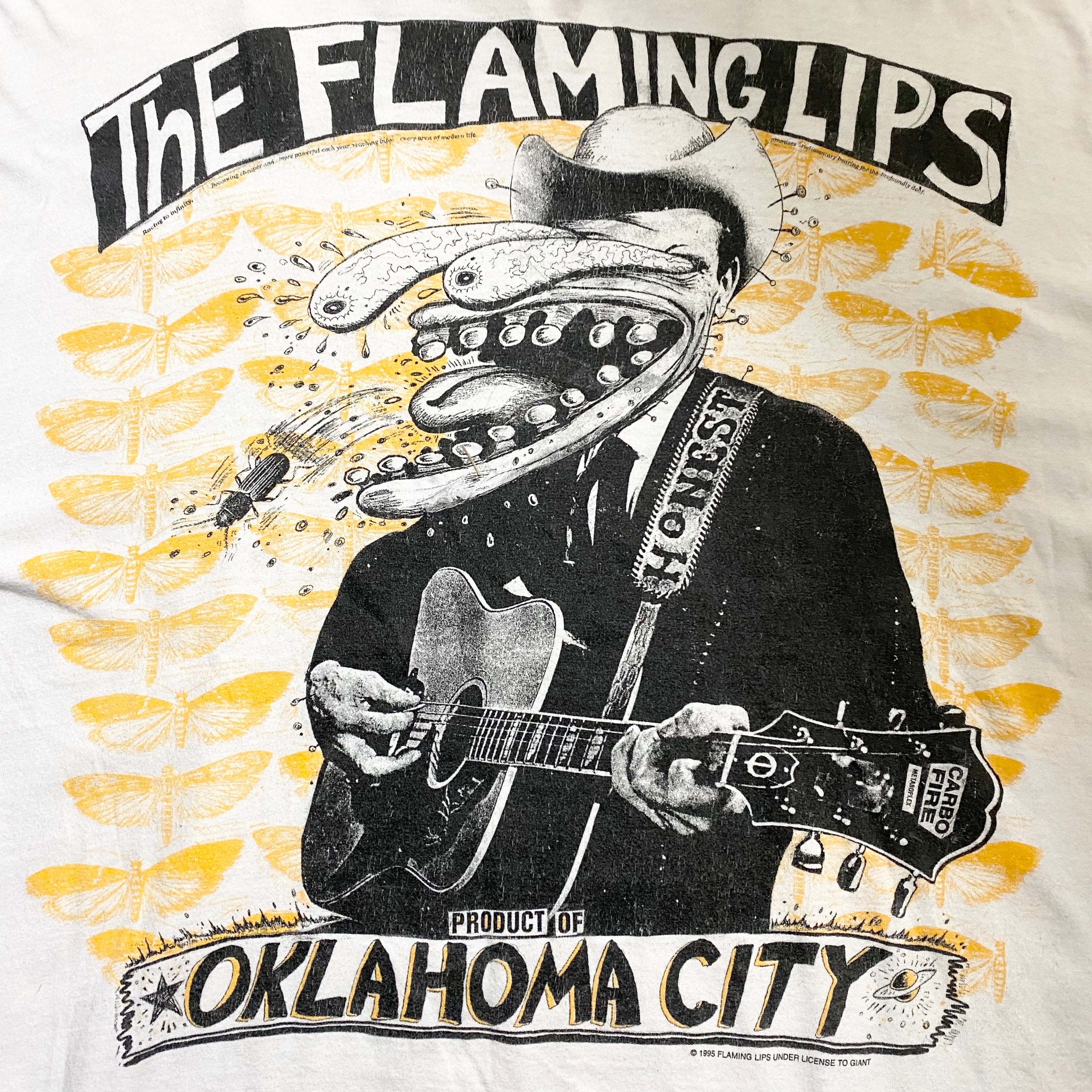 90’s ビンテージ　Flaming lips バンドtシャツ